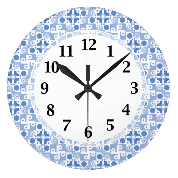 Blue Kitchen Wall Clocks 