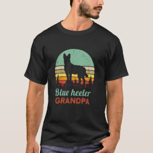 Retro Blue Heeler Grandpa Australian Cattle Dog Gr T-Shirt