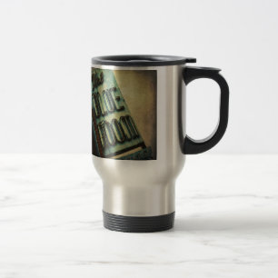 Retro Blue Room Cocktail Lounge Sign Travel Mug