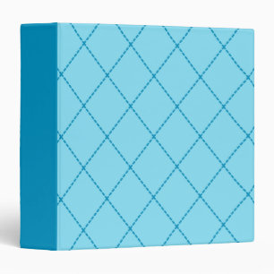 Retro Blue Scrapbook Binder
