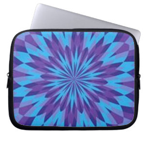 Retro Blue Splash Laptop Sleeve