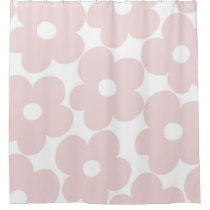 Retro Blush Pink Daisies #1 #decor #art