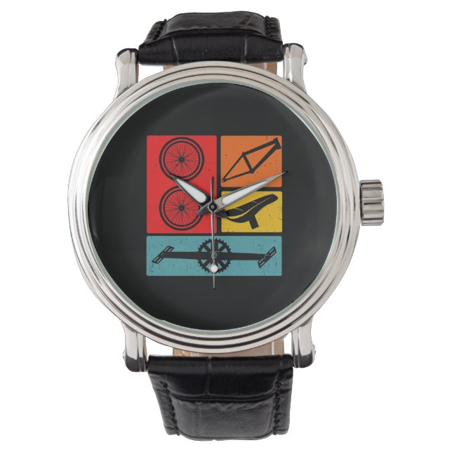 Retro BMX Bicycle Watch (Front)
