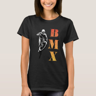 Retro BMX MTB Stunts Bike Bicycle Vintage Motocros T-Shirt
