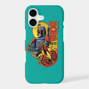 Retro Boba Fett Sarlacc Graphic Badge