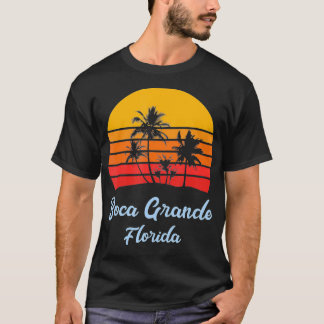 Retro Boca Grande Florida Summer Vacation  Gift  T-Shirt