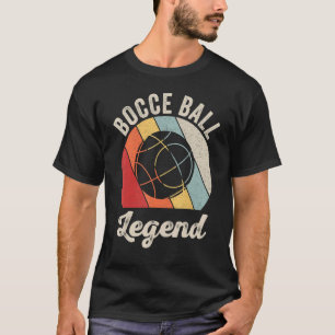 Retro Bocce Ball Legend Bocce Ball Player Vintage T-Shirt