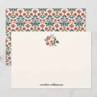 Retro Bohemian Floral Nouveau Bridal Shower Custom