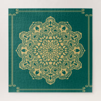 Retro Boho Chic Bohemian Hippie Rosette Mandala