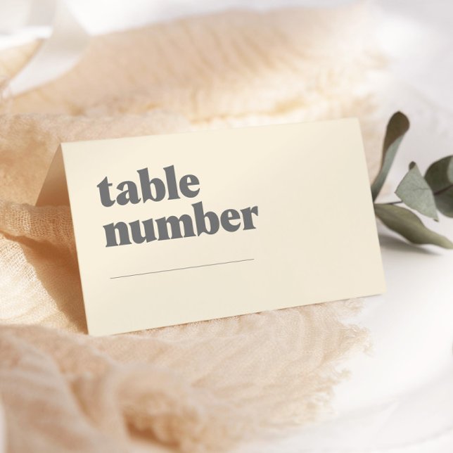 Retro Boho Daisy Baby Shower Table Number (Creator Uploaded)