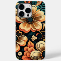 Retro boho flower power
