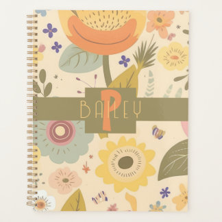 Retro Boho personalized Planner
