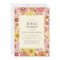 Retro Boho Pink Yellow Floral Groovy Bridal Shower