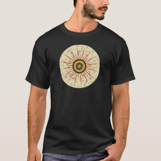 Retro Boho Sunburst Design T-Shirt