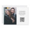 Retro Boho Typography and Two Photos | QR Code