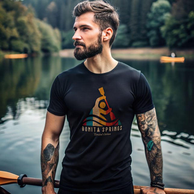 Retro Bonita Springs Kayaking T-Shirt (Creator Uploaded)