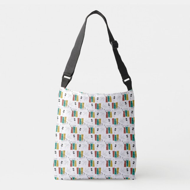 Retro Boom Wedge Crossbody Bag (Front)