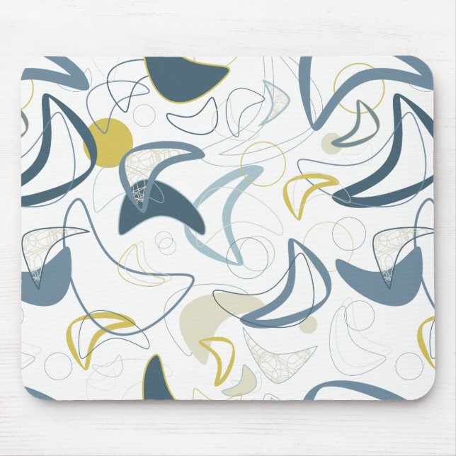 Retro Boomerang! Mouse Pad (Front)