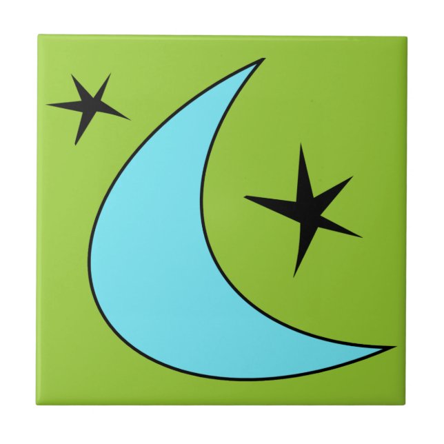 Retro Boomerang Tile (Front)