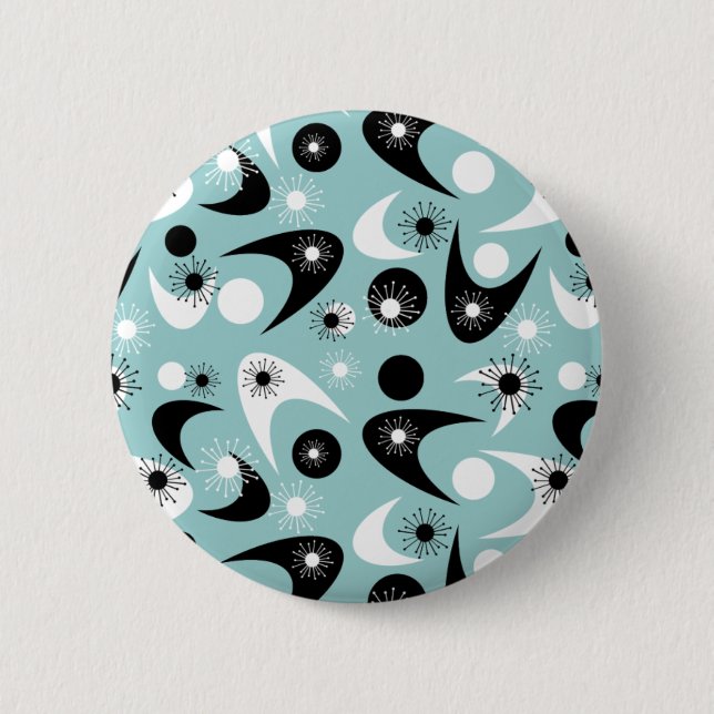 Retro Boomerangs 2 Inch Round Button (Front)
