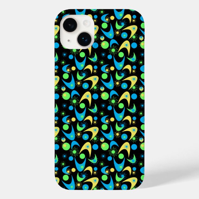 Retro Boomerangs Case-Mate iPhone Case (Back)