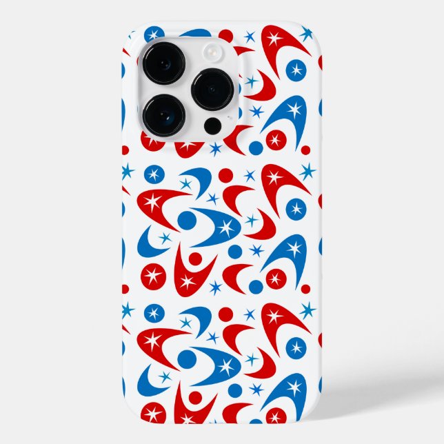 Retro Boomerangs Case-Mate iPhone Case (Back)