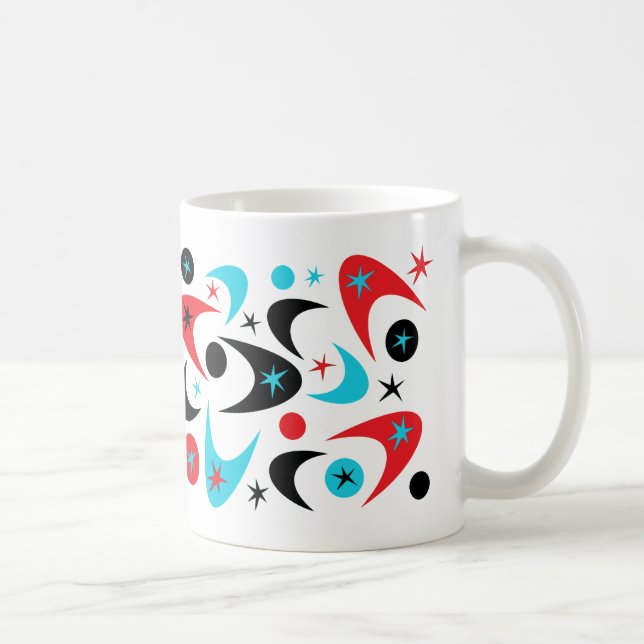 Retro Boomerangs Coffee Mug (Right)