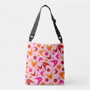 Retro Boomerangs Crossbody Bag