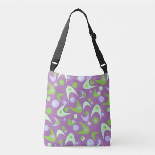 Retro Boomerangs Crossbody Bag