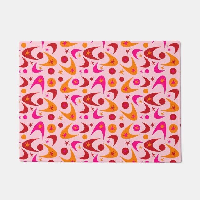 Retro Boomerangs Doormat (Front)