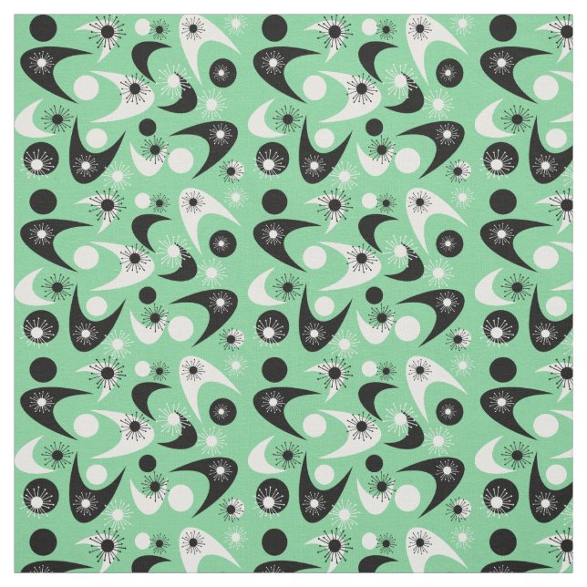 Retro Boomerangs Fabric (Swatch)