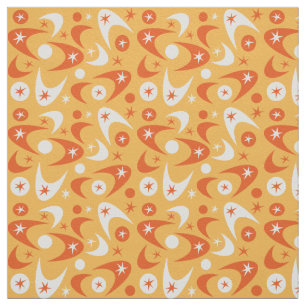 Retro Boomerangs Fabric