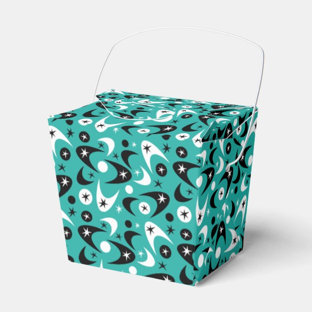 Retro Boomerangs Favor Box (Front Side)