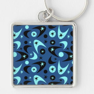Retro Boomerangs Keychain