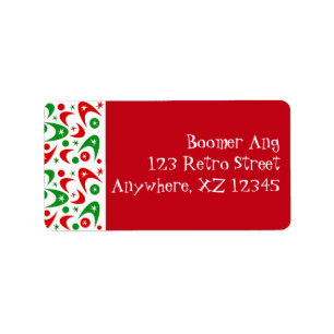 Retro Boomerangs Label