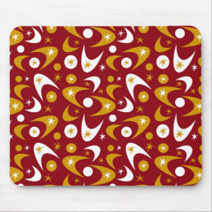 Retro Boomerangs Mouse Pad