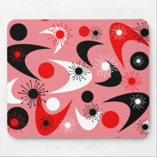 Retro Boomerangs Mouse Pad