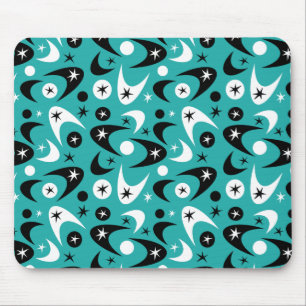 Retro Boomerangs Mouse Pad