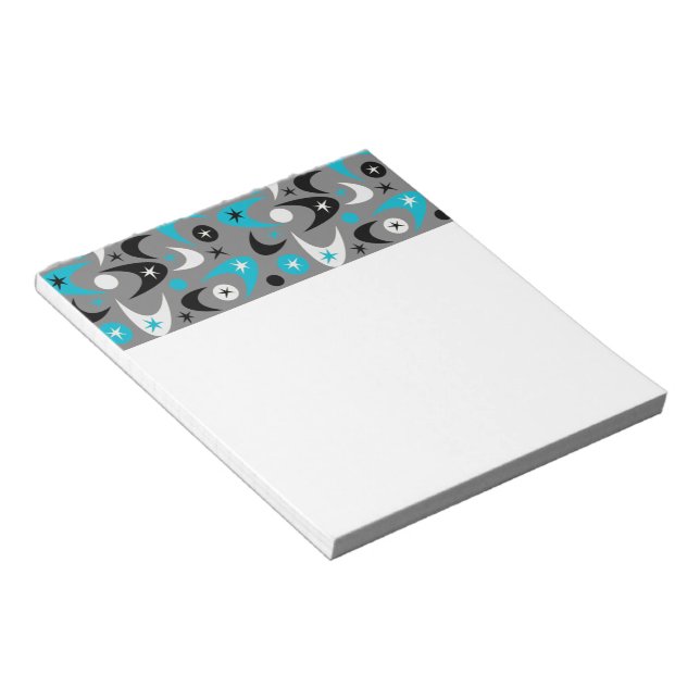 Retro Boomerangs Notepad (Angled)
