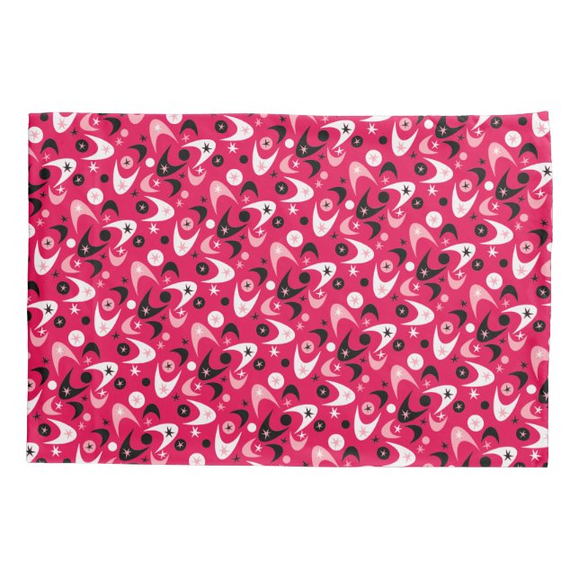 Retro Boomerangs Pillowcase (Back)