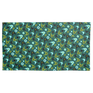 Retro Boomerangs Pillowcase
