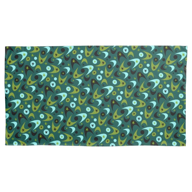 Retro Boomerangs Pillowcase (Front)