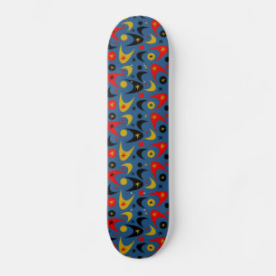 Retro Boomerangs Skateboard