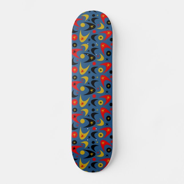 Retro Boomerangs Skateboard (Front)