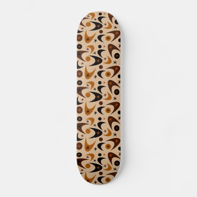 Retro Boomerangs Skateboard (Front)