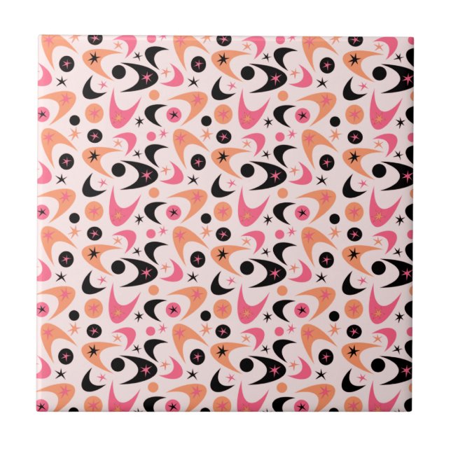 Retro Boomerangs Tile (Front)
