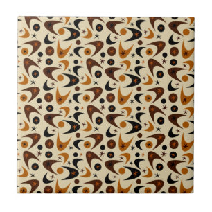 Retro Boomerangs Tile