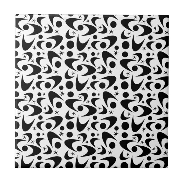Retro Boomerangs Tile (Front)