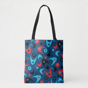 Retro Boomerangs Tote Bag