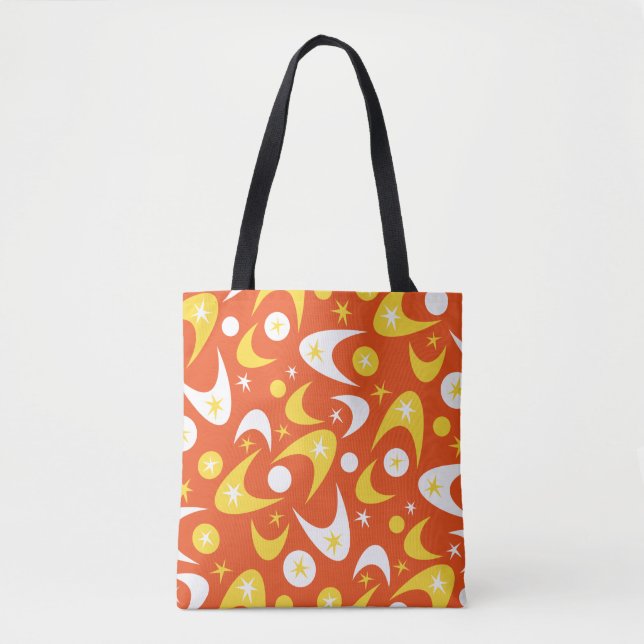 Retro Boomerangs Tote Bag (Front)